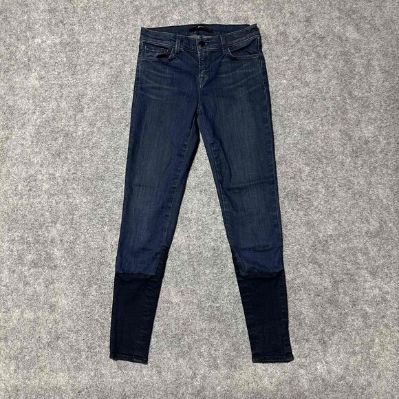 J Brand Denim - J Brand Snowbird Skinny Jeans Women's Size 26 Dark Wash Step Hem